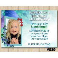Girls Invitation with Photo