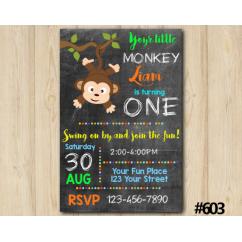 Little Monkey Invitation