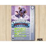Skylanders Spry Game Card Invitation | Spry | Personalized Digital Card