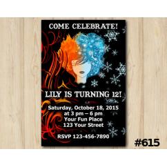 Fire and Ice Invitation