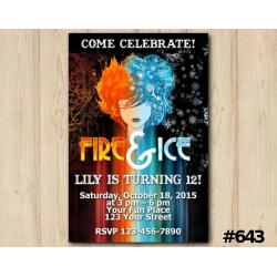 Fire and Ice Invitation
