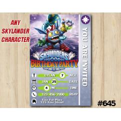 Skylanders Popfizz Game Card Invitation | PopFizz