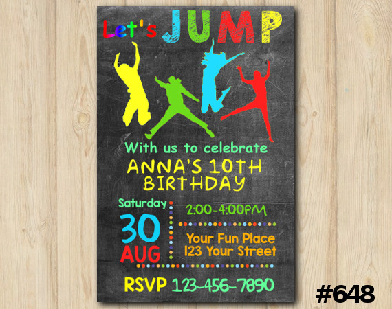 Jump Invitation | Personalized Digital Card
