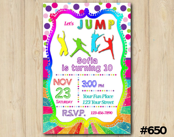 Jump Invitation | Personalized Digital Card