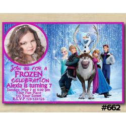 Frozen Invitation with Photo