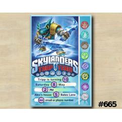 Skylanders Game Card Invitation | Snapshot