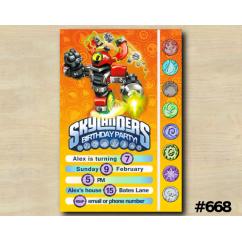 Skylanders Game Card Invitation | MagnaCgarge