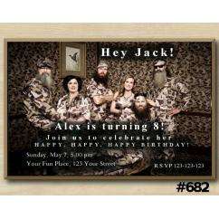 Duck Dynasty Invitation