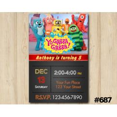 Yo Gabba Gabba Invitation