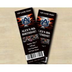 Auburn Ticket Invitation