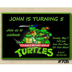TMNT Invitation