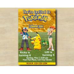 Pokemon Invitation