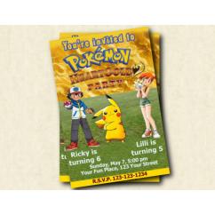 Pokemon Invitation