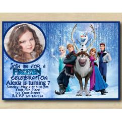 Frozen Invitation with Photo