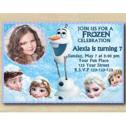 Frozen Invitation with Photo
