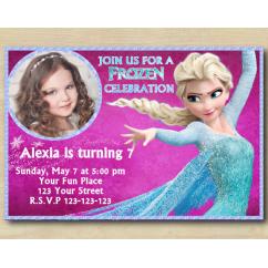 Frozen Invitation with Photo