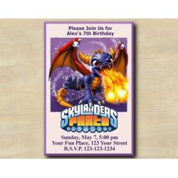 Skylanders Invitation | Spyro