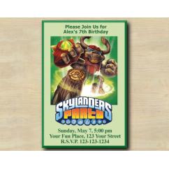 Skylanders Invitation | TreeRex