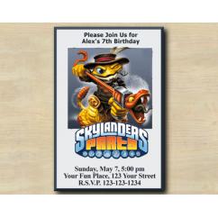 Skylanders Invitation | RattleShake