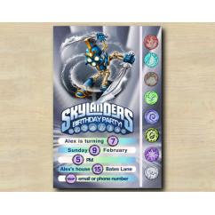 Skylanders Game Card Invitation | ChopChop