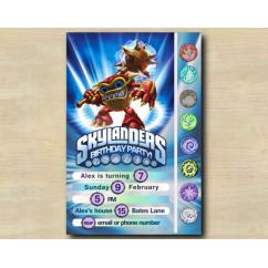 Skylanders Game Card Invitation | WhamShell