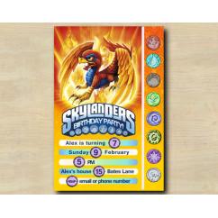 Skylanders Game Card Invitation | Sunburn