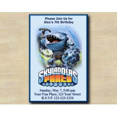 Skylanders Invitation | Thumpback