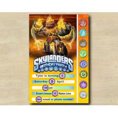 Skylanders Game Card Invitation | HotHead