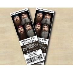 Duck Dynasty Ticket Invitation