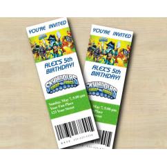 Skylanders Ticket Invitation