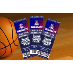 Arizona Wildcats Ticket Invitation