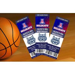 Arizona Wildcats InvitationTicket Style