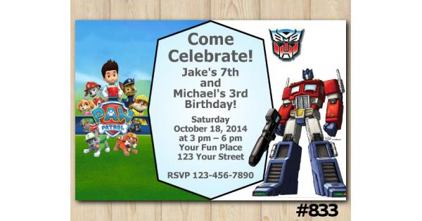 paw patrol transformers