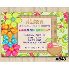 Luau invitation