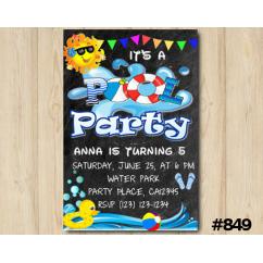 Pool Party invitation