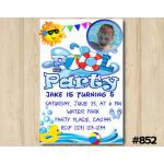 Pool Party invitation | Personalized Digital Card