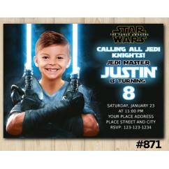 Star Wars Photo Invitation