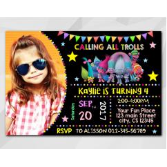 Trolls Invitation