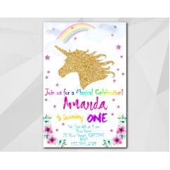 Unicorn invitation