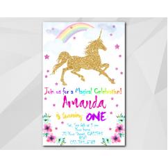 Unicorn invitation