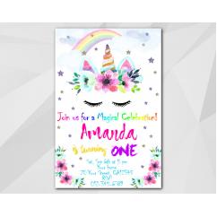 Unicorn invitation