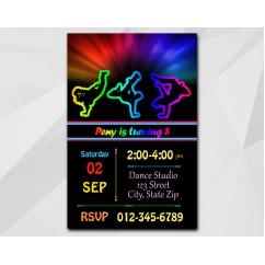 Disco Dance invitation