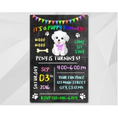 Puppy Dog Invitation