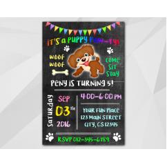 Puppy Dog Invitation