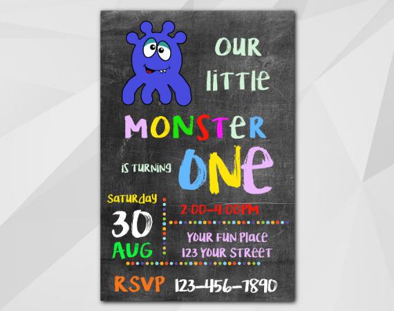 Monster Invitation | Personalized Digital Card