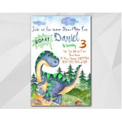 Dinosaur invitation