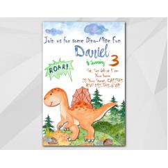 Dinosaur invitation