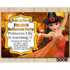 Halloween Frozen invitation Halloween Frozen invitation