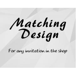 Matching Design for any invitation