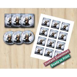 Skylanders Stickers 2in | Kaos